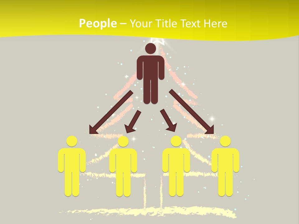 Red Illustration Gift PowerPoint Template