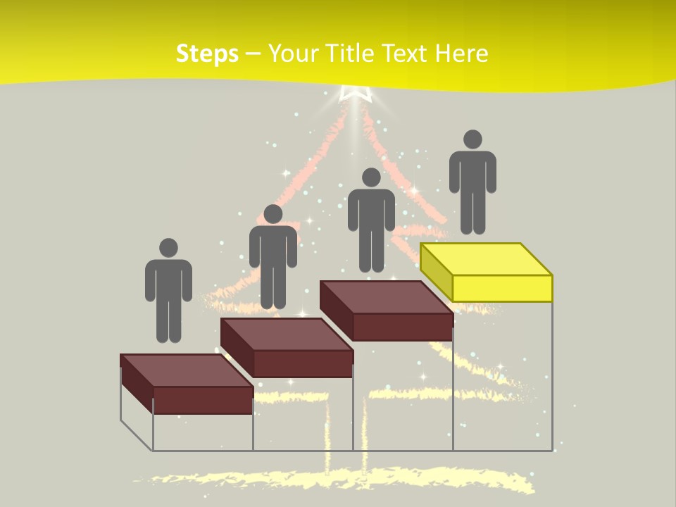 Red Illustration Gift PowerPoint Template