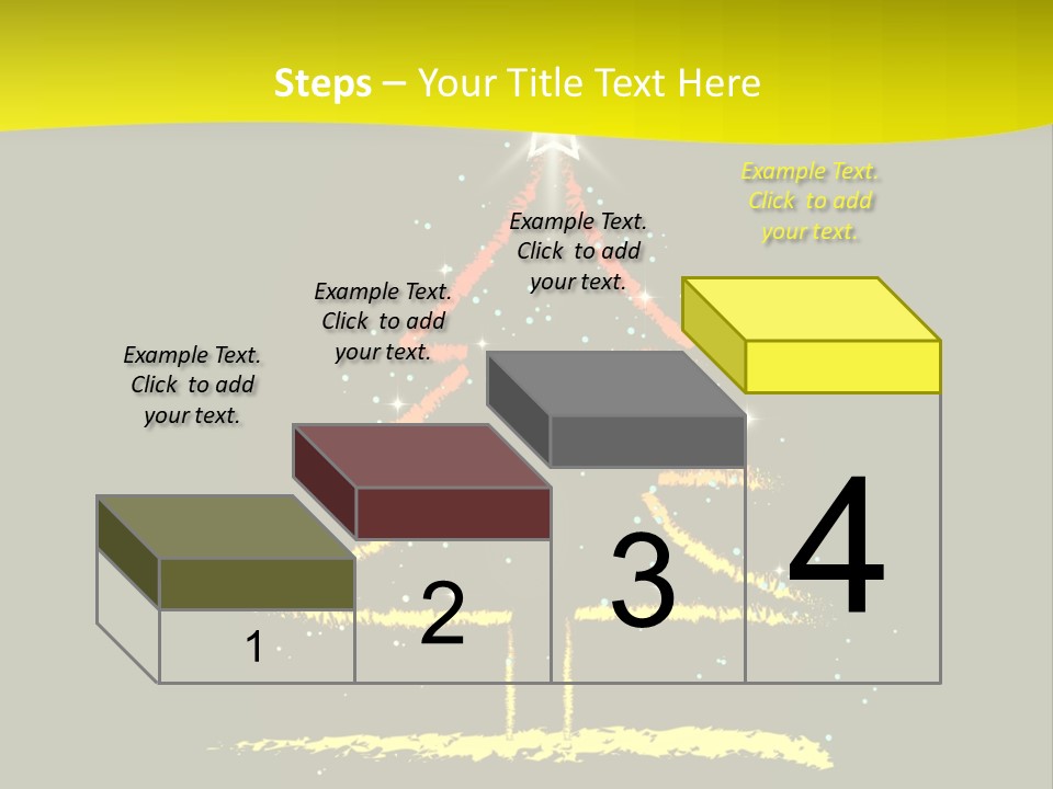 Red Illustration Gift PowerPoint Template