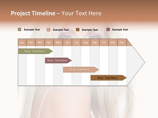 Beauty Blond Blue PowerPoint Template