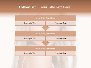 Beauty Blond Blue PowerPoint Template