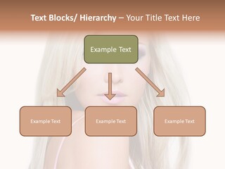 Beauty Blond Blue PowerPoint Template