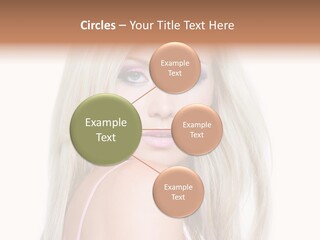 Beauty Blond Blue PowerPoint Template