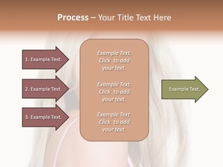 Beauty Blond Blue PowerPoint Template