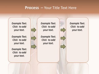 Beauty Blond Blue PowerPoint Template