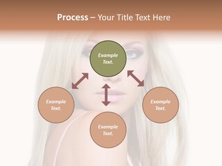 Beauty Blond Blue PowerPoint Template