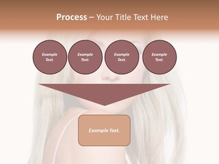 Beauty Blond Blue PowerPoint Template