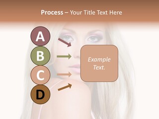 Beauty Blond Blue PowerPoint Template
