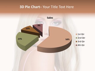 Beauty Blond Blue PowerPoint Template