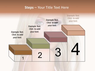 Beauty Blond Blue PowerPoint Template