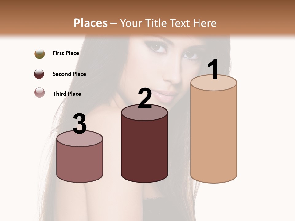 White Blond Bedroom PowerPoint Template