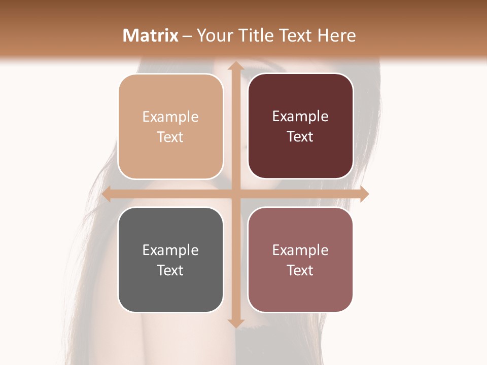 White Blond Bedroom PowerPoint Template