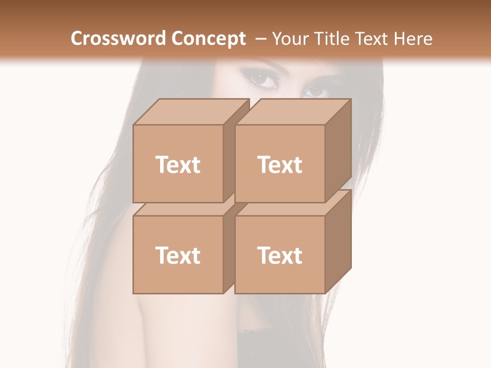 White Blond Bedroom PowerPoint Template