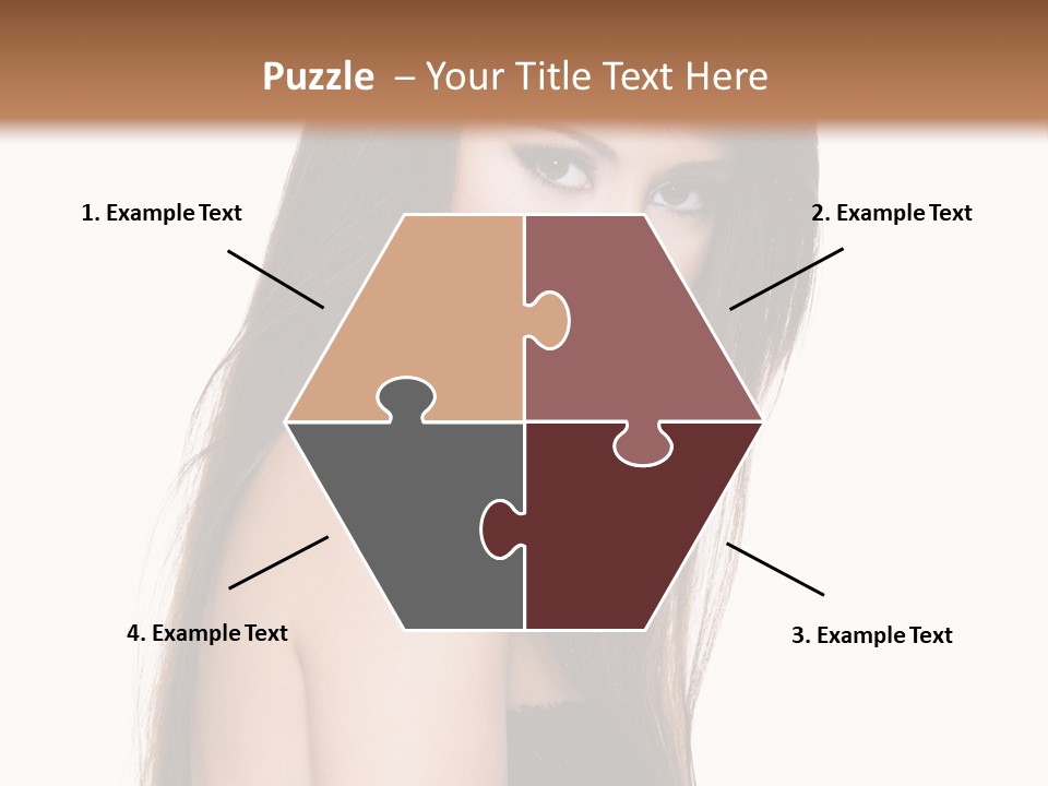 White Blond Bedroom PowerPoint Template