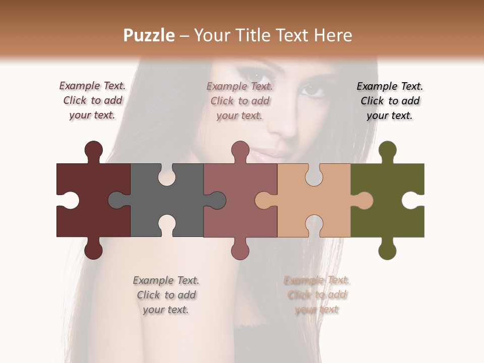 White Blond Bedroom PowerPoint Template