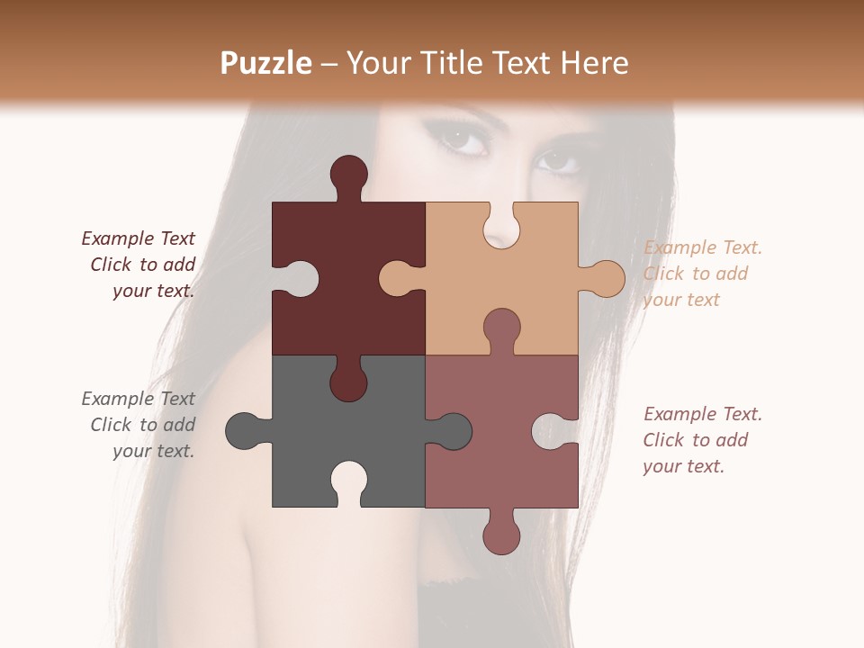 White Blond Bedroom PowerPoint Template