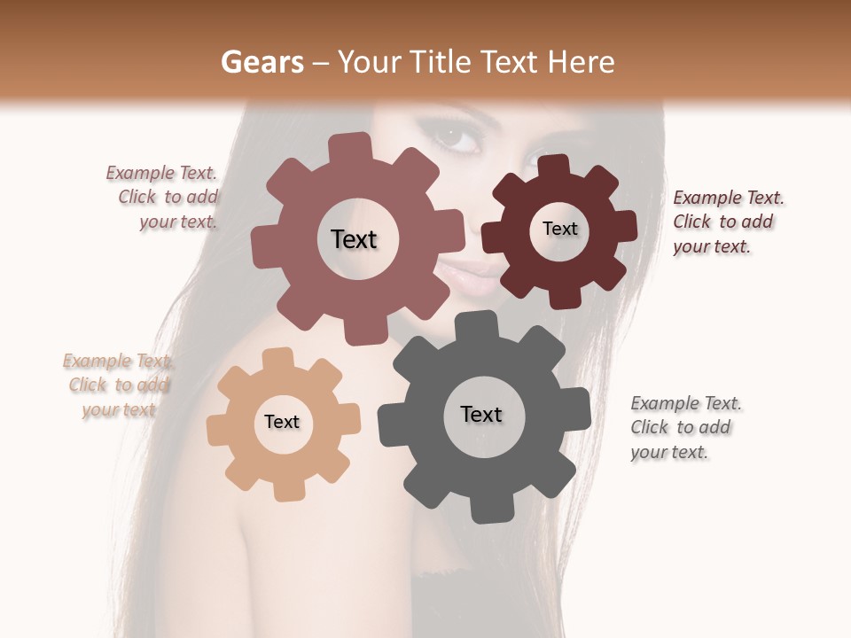 White Blond Bedroom PowerPoint Template