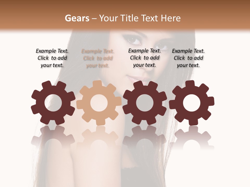 White Blond Bedroom PowerPoint Template