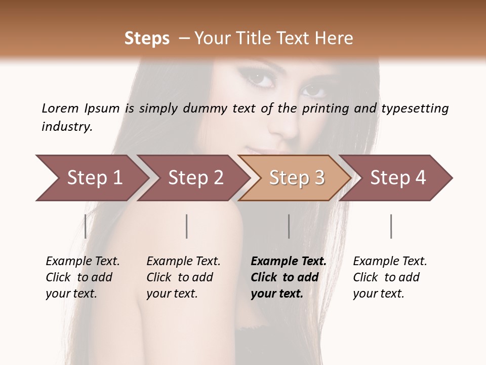 White Blond Bedroom PowerPoint Template