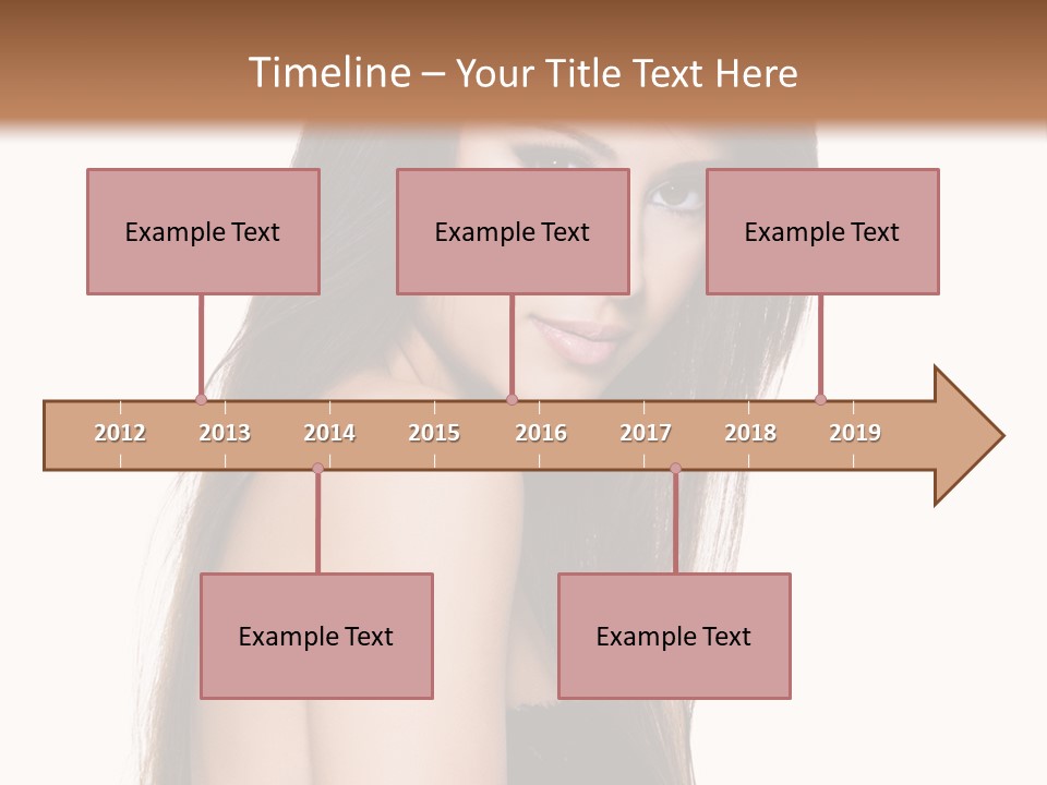 White Blond Bedroom PowerPoint Template