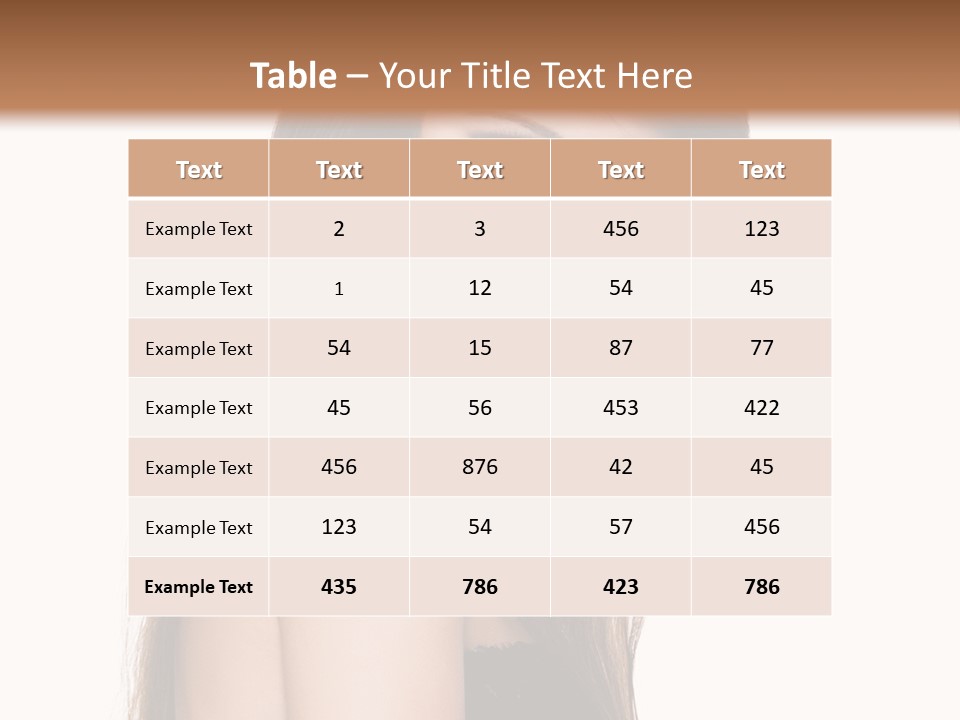 White Blond Bedroom PowerPoint Template