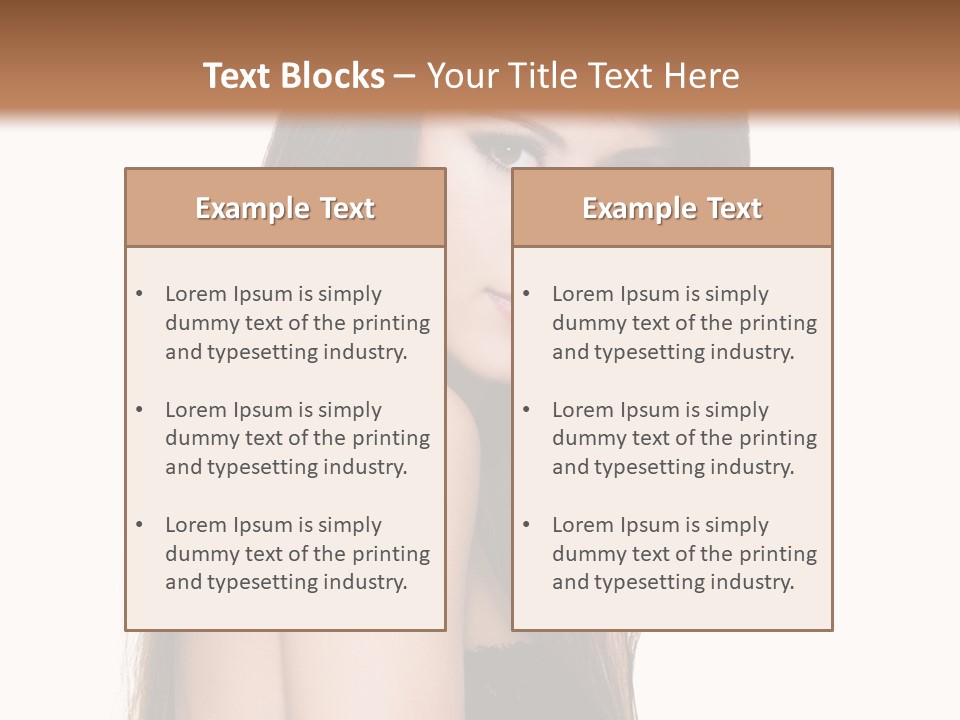 White Blond Bedroom PowerPoint Template