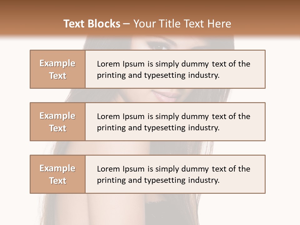 White Blond Bedroom PowerPoint Template