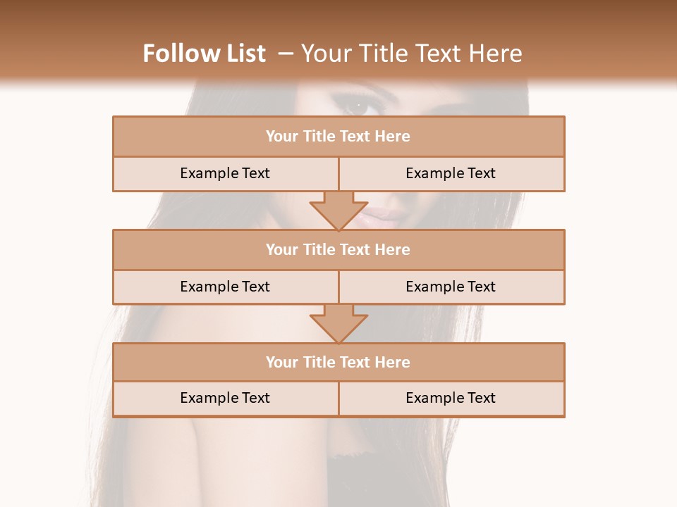 White Blond Bedroom PowerPoint Template