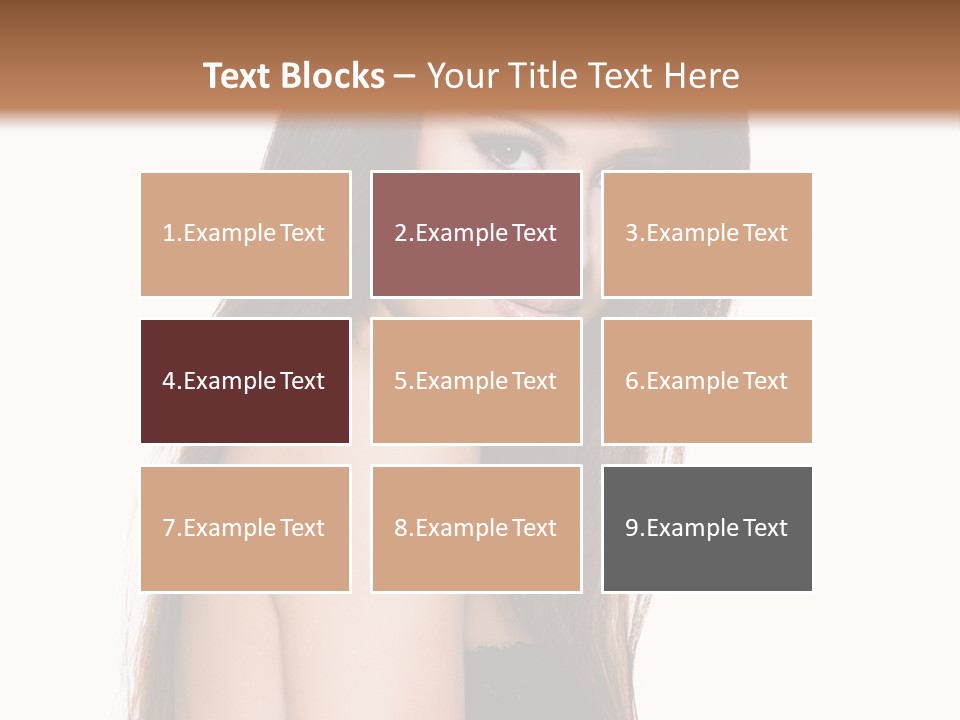 White Blond Bedroom PowerPoint Template