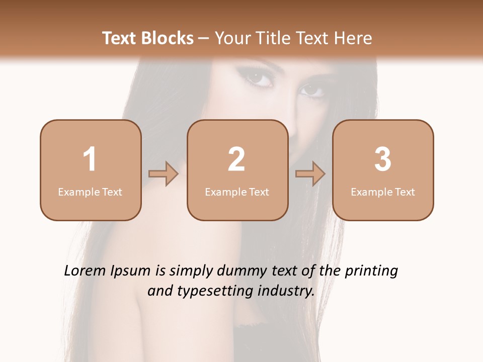 White Blond Bedroom PowerPoint Template