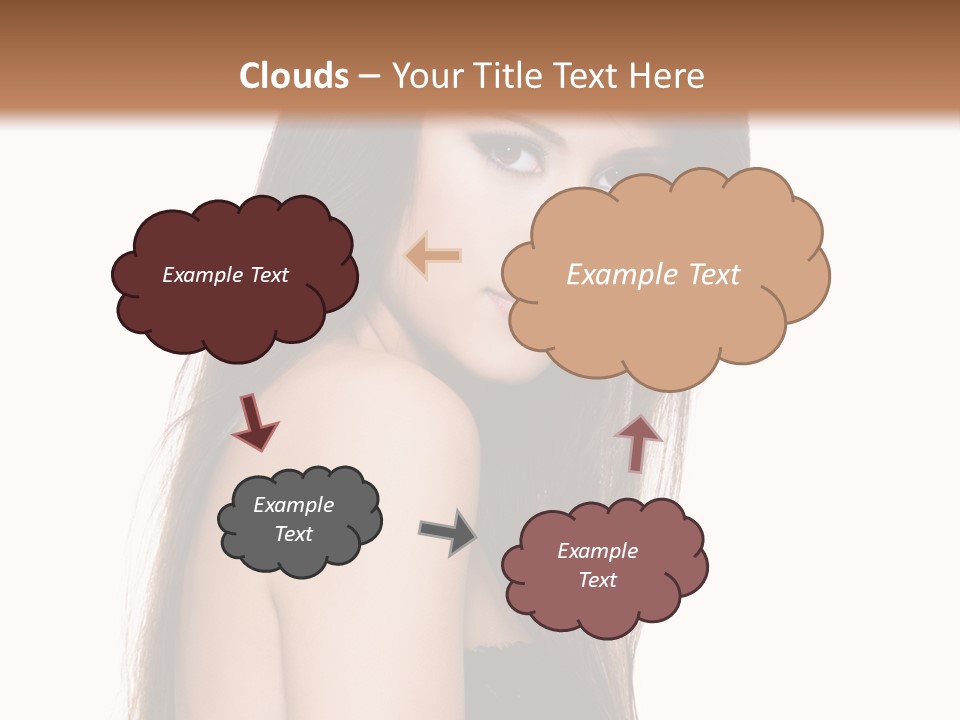 White Blond Bedroom PowerPoint Template