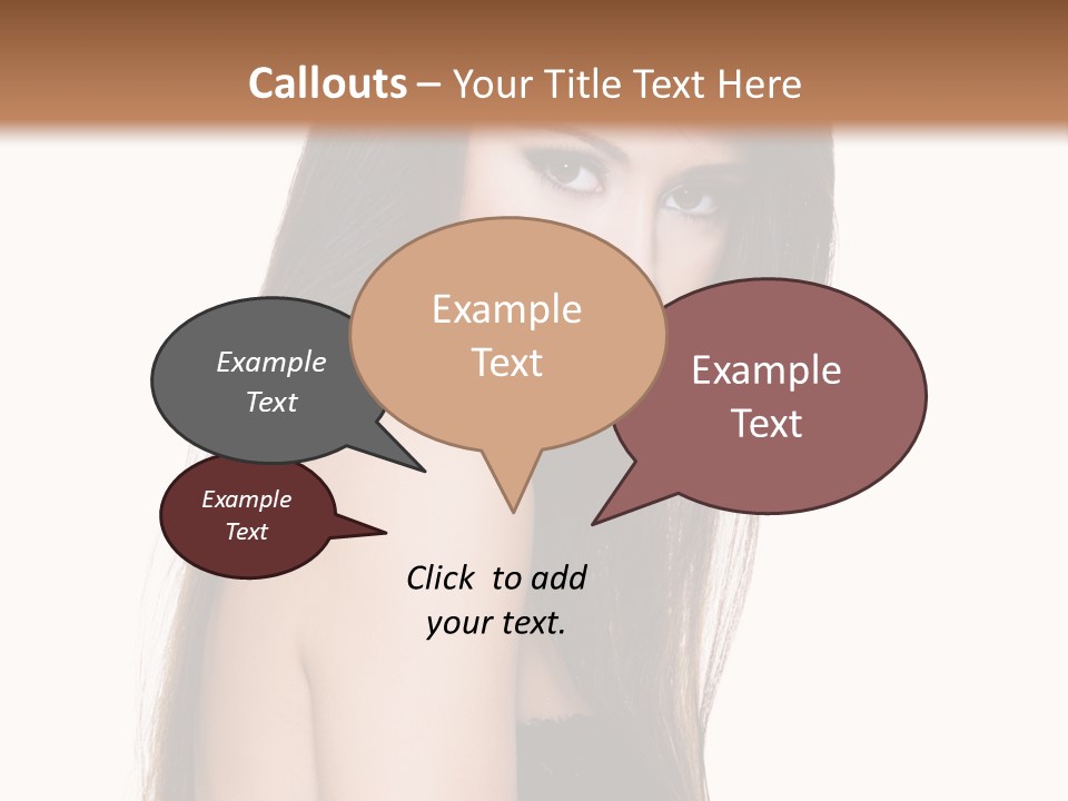 White Blond Bedroom PowerPoint Template