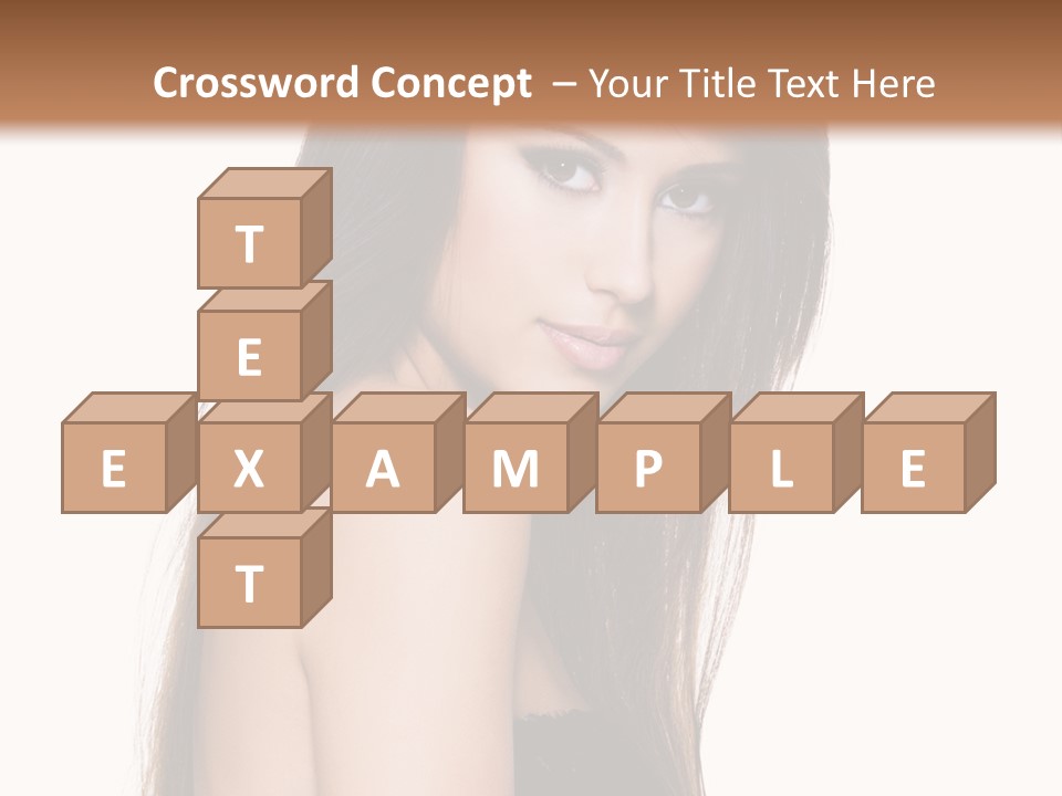 White Blond Bedroom PowerPoint Template