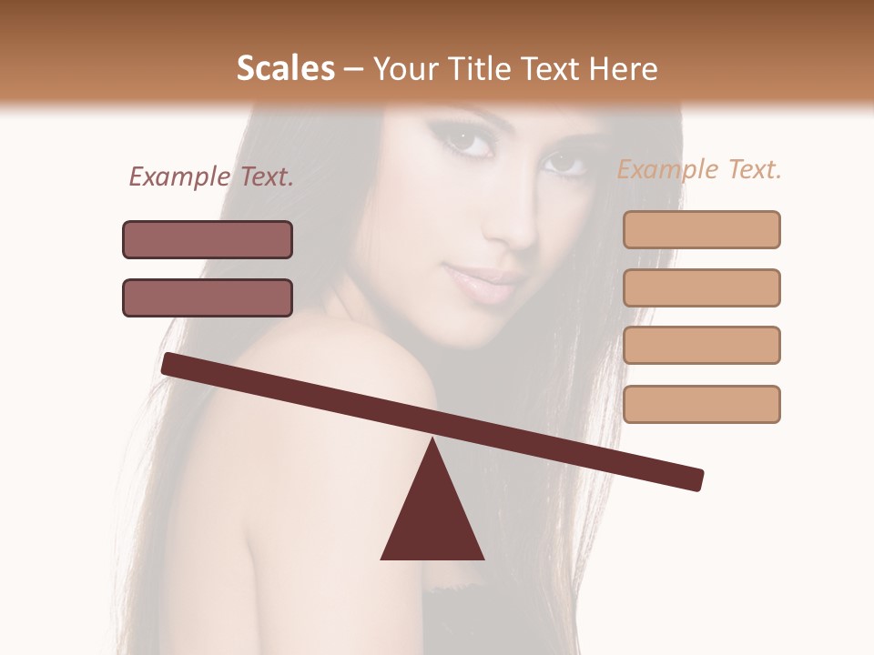 White Blond Bedroom PowerPoint Template