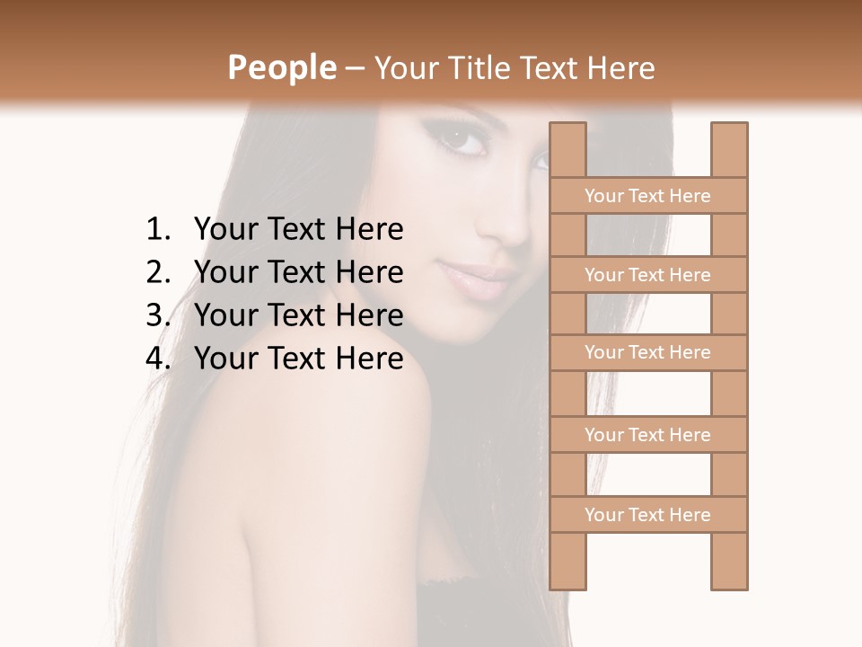 White Blond Bedroom PowerPoint Template