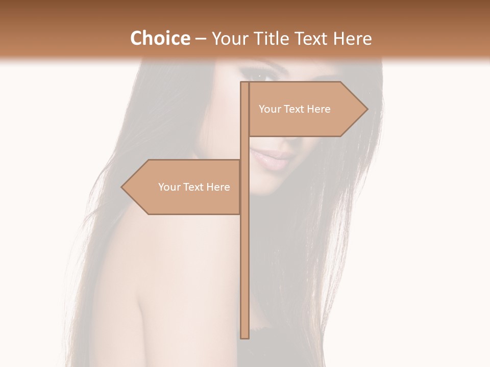 White Blond Bedroom PowerPoint Template