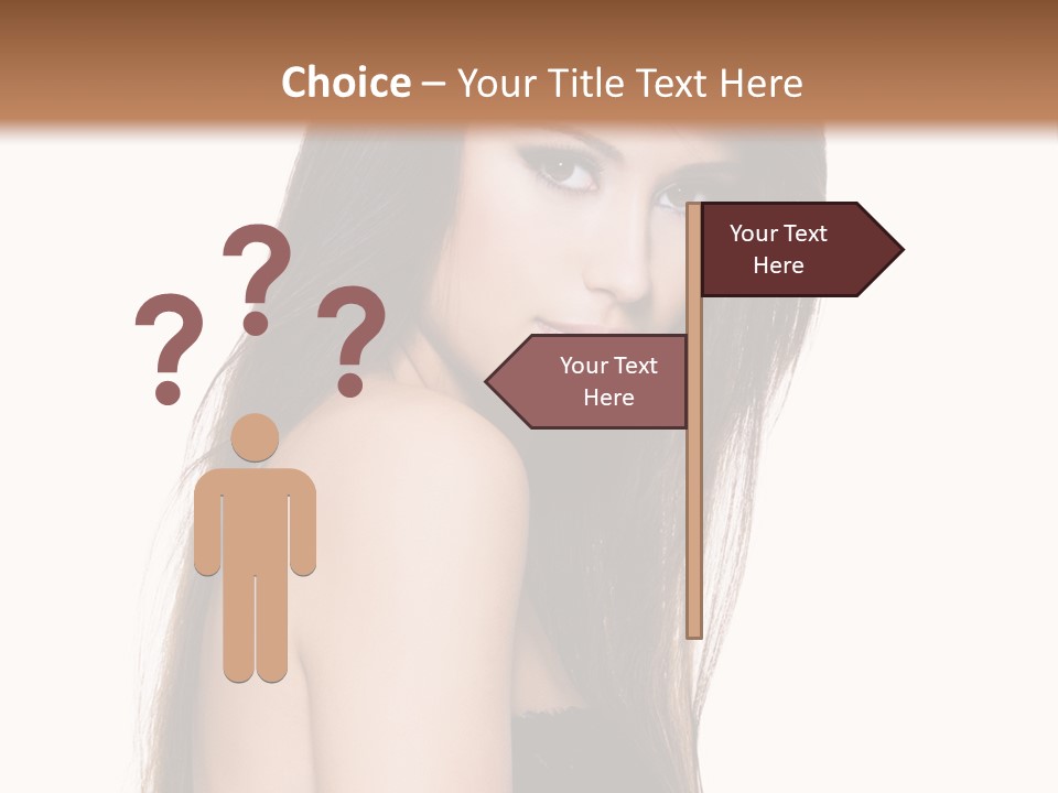 White Blond Bedroom PowerPoint Template