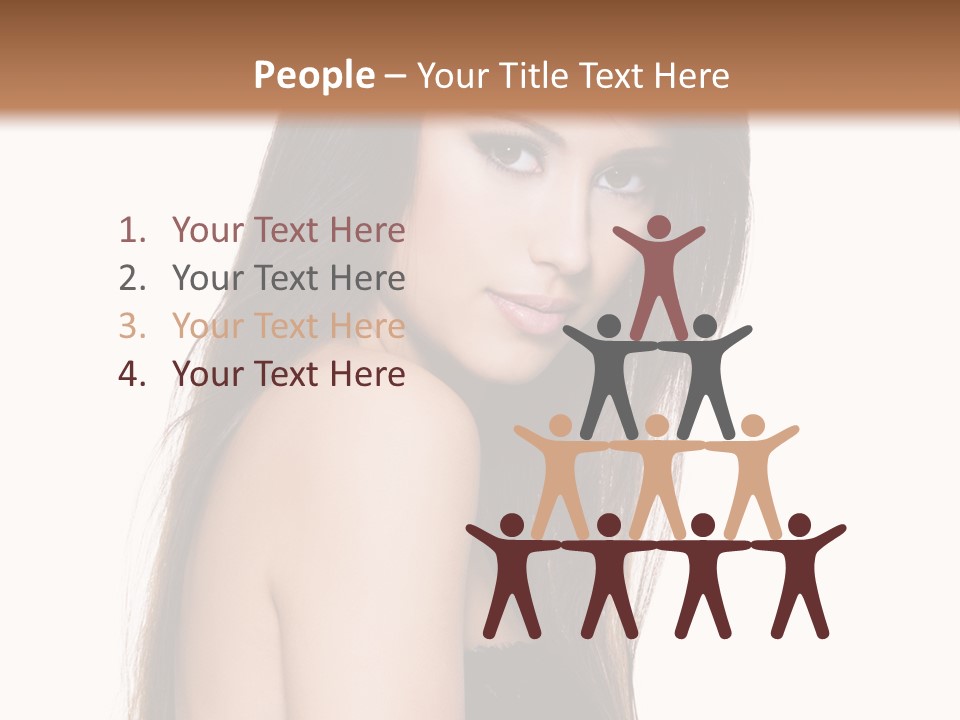 White Blond Bedroom PowerPoint Template