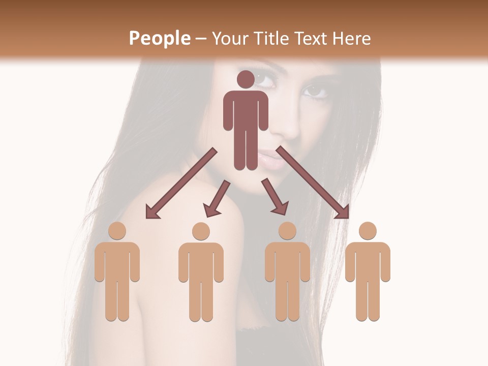 White Blond Bedroom PowerPoint Template