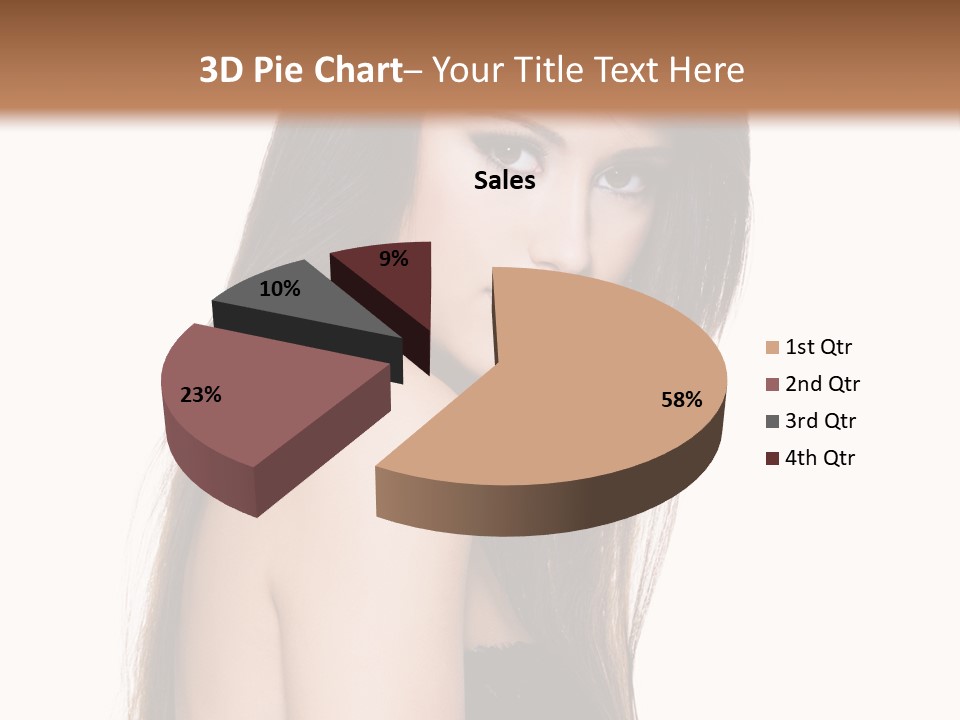 White Blond Bedroom PowerPoint Template