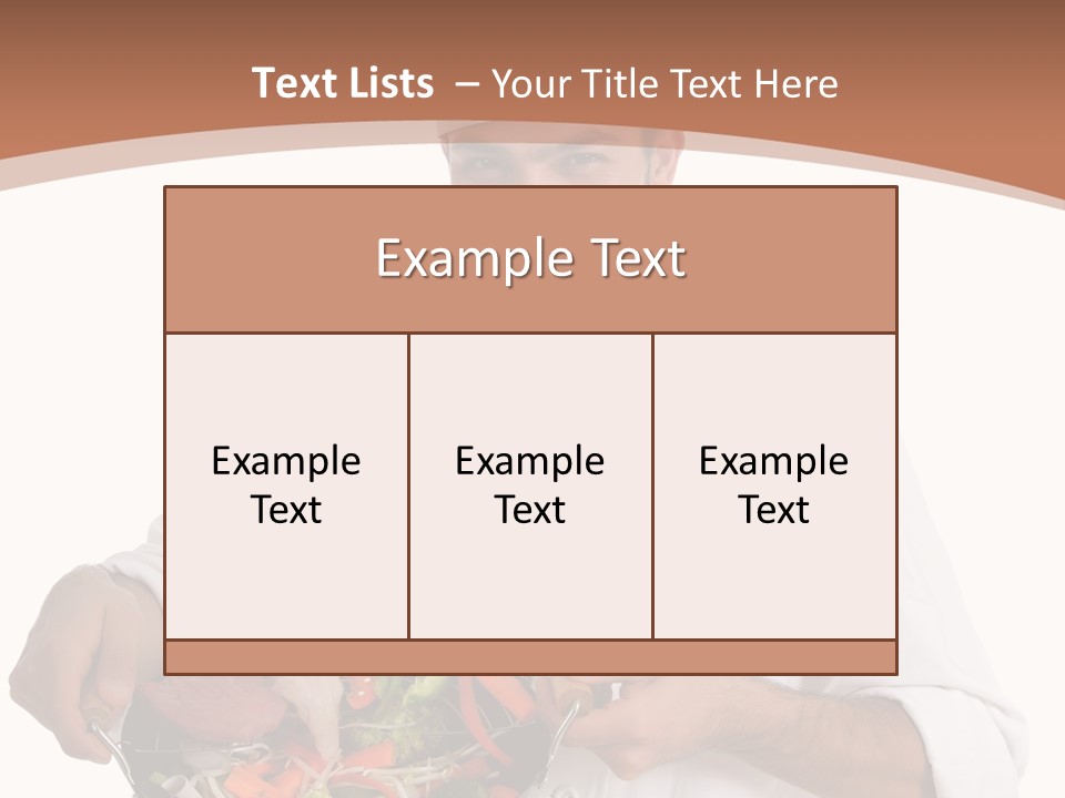 Shot Nourishment Exotic PowerPoint Template