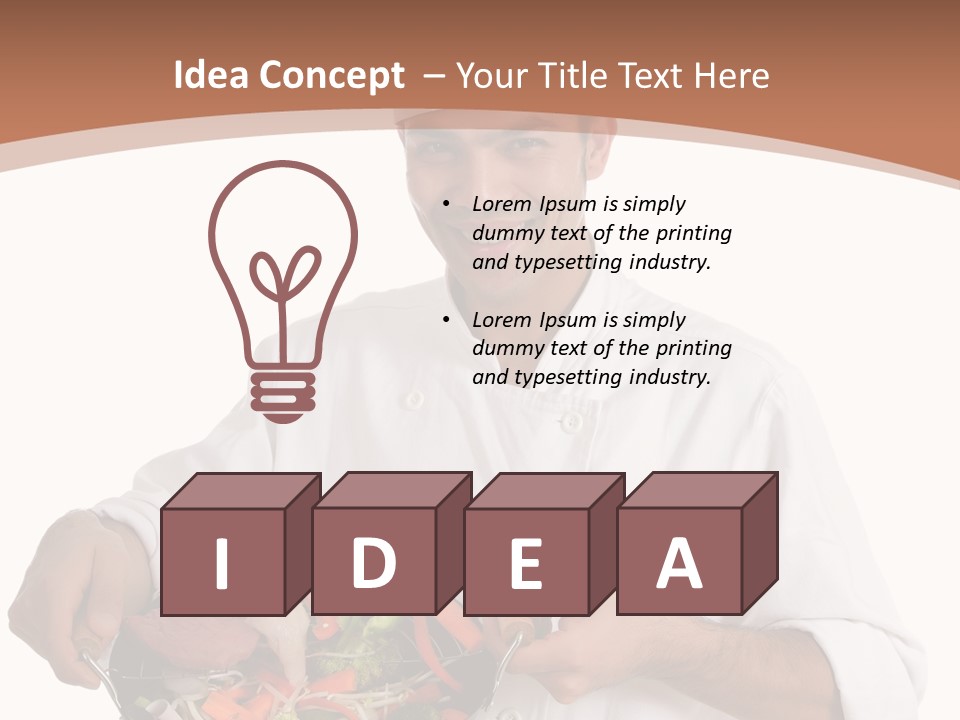 Shot Nourishment Exotic PowerPoint Template