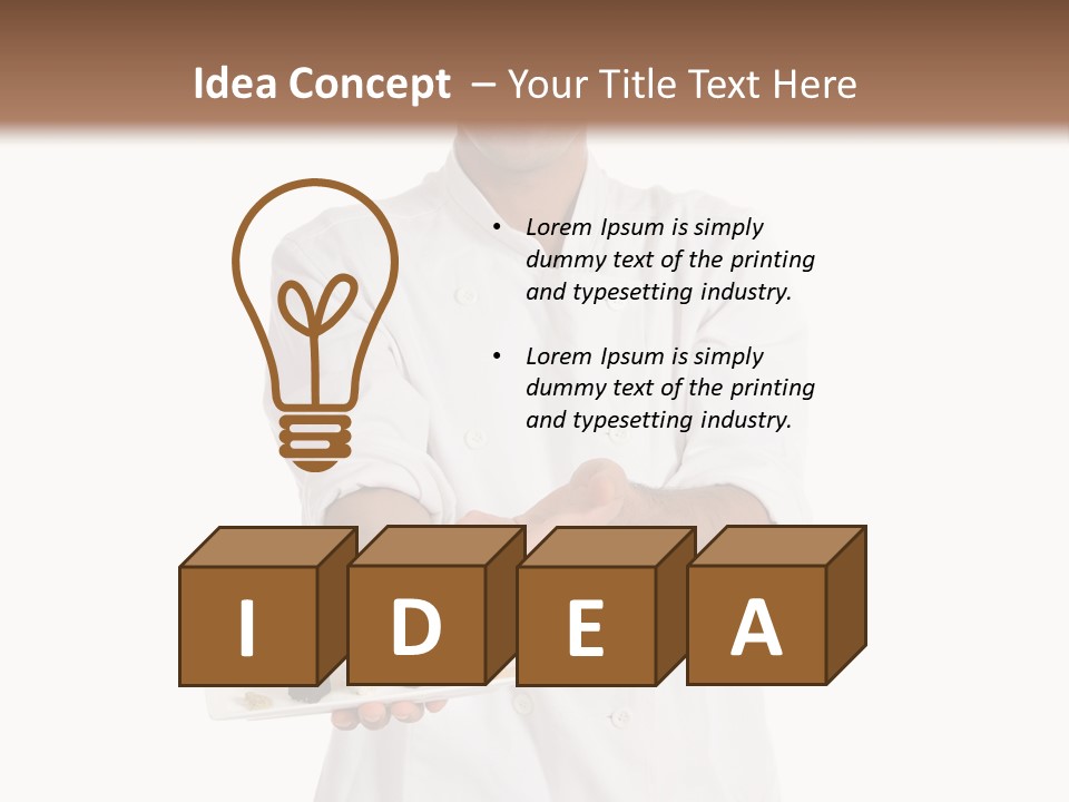 Dish Studio Cook PowerPoint Template