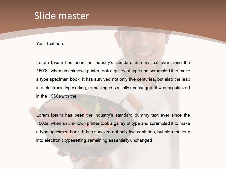 Fresh Restaurant Raw PowerPoint Template