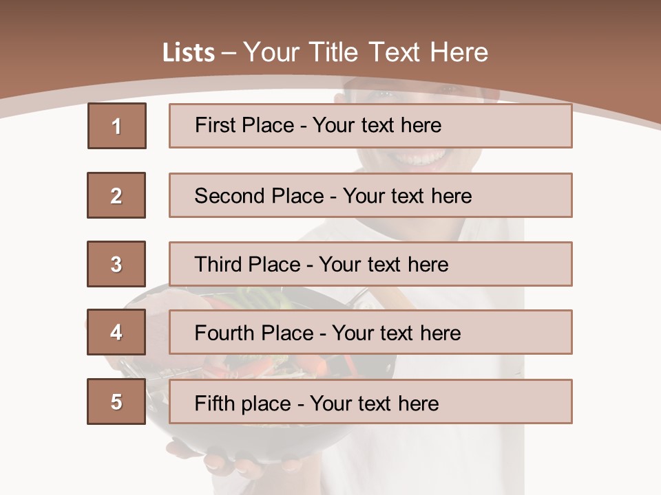 Fresh Restaurant Raw PowerPoint Template