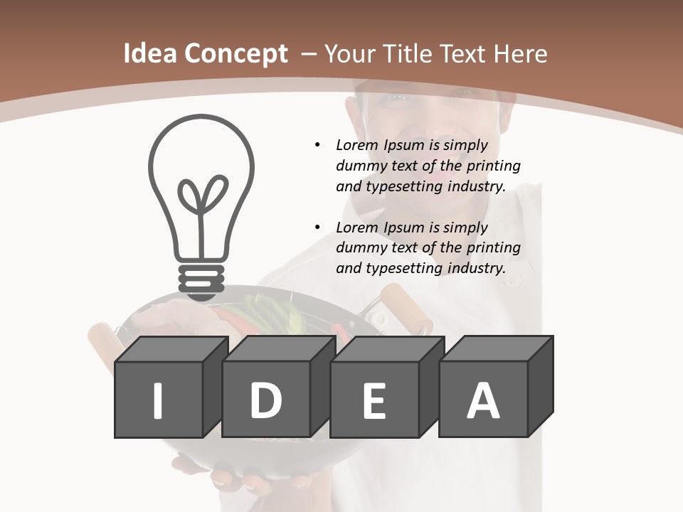 Fresh Restaurant Raw PowerPoint Template