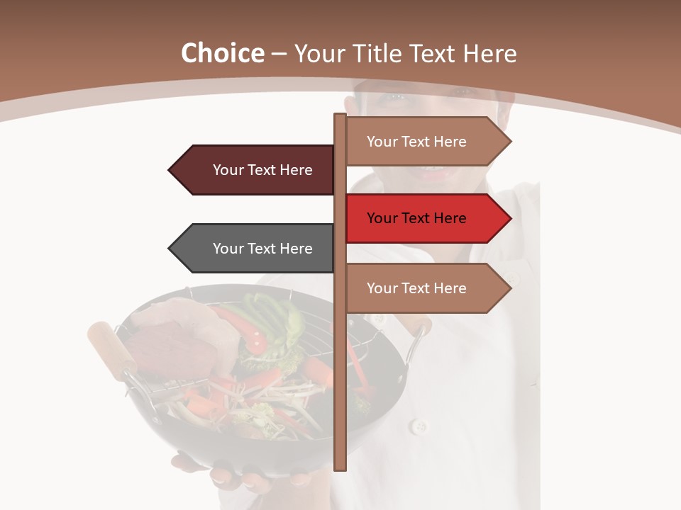 Fresh Restaurant Raw PowerPoint Template