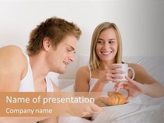 Male Young Female PowerPoint Template