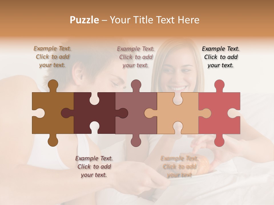 Male Young Female PowerPoint Template