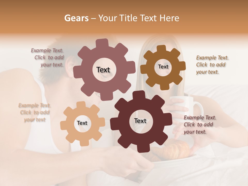 Male Young Female PowerPoint Template